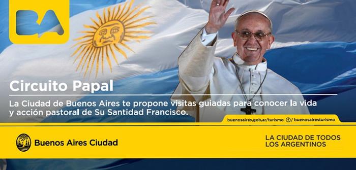 El barrio de Flores formá parte de las visitas guiadas del Circuito Papal