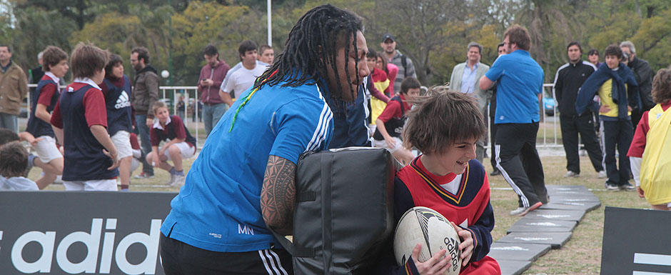 Le dimos la bienvenida a los All Blacks, que jugarán con Los Pumas
