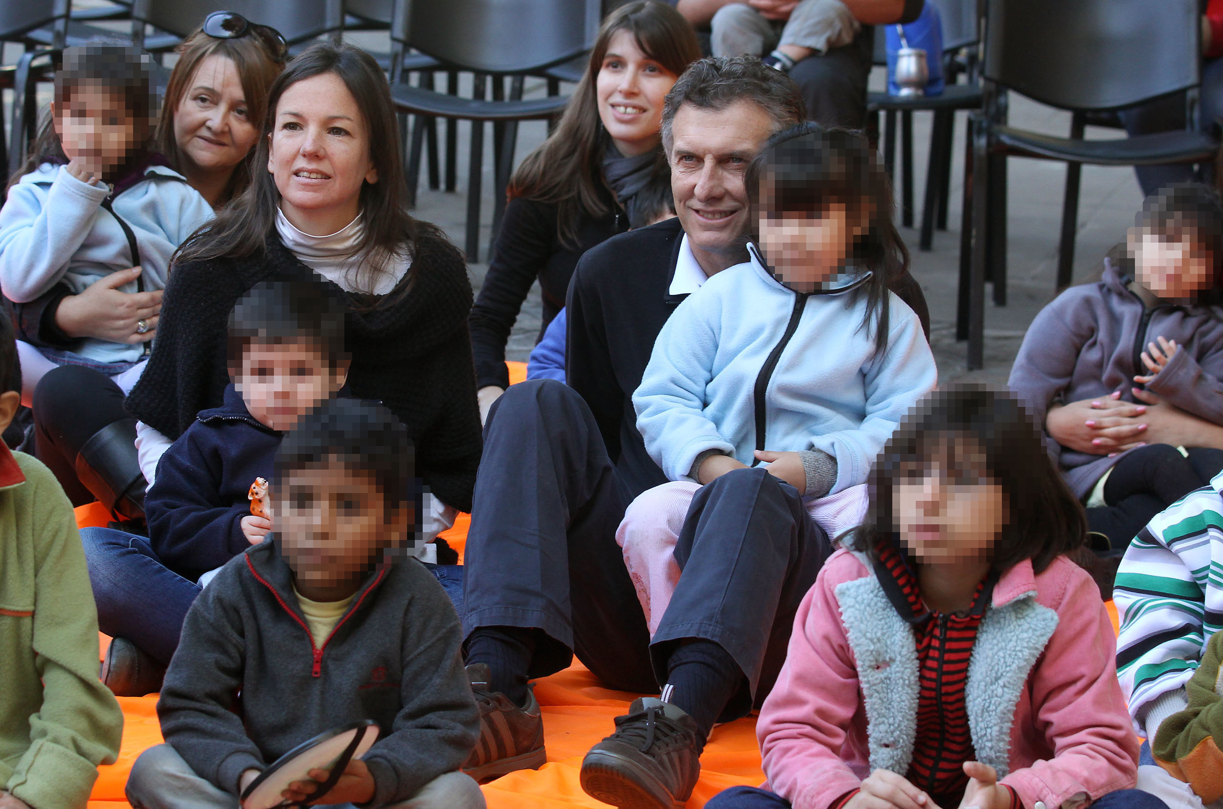 Macri visitó el hogar de menores Nuestra Señora del Valle