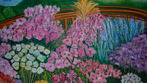 Muestra de pintura en la Comuna 14