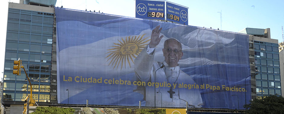 El Papa Francisco en la 9 de Julio