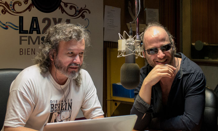 Marcelo Nisinman visitó a Luis Tarantino