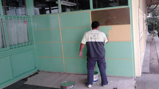 Mejoramos la fachada de la Escuela J.J. Castelli