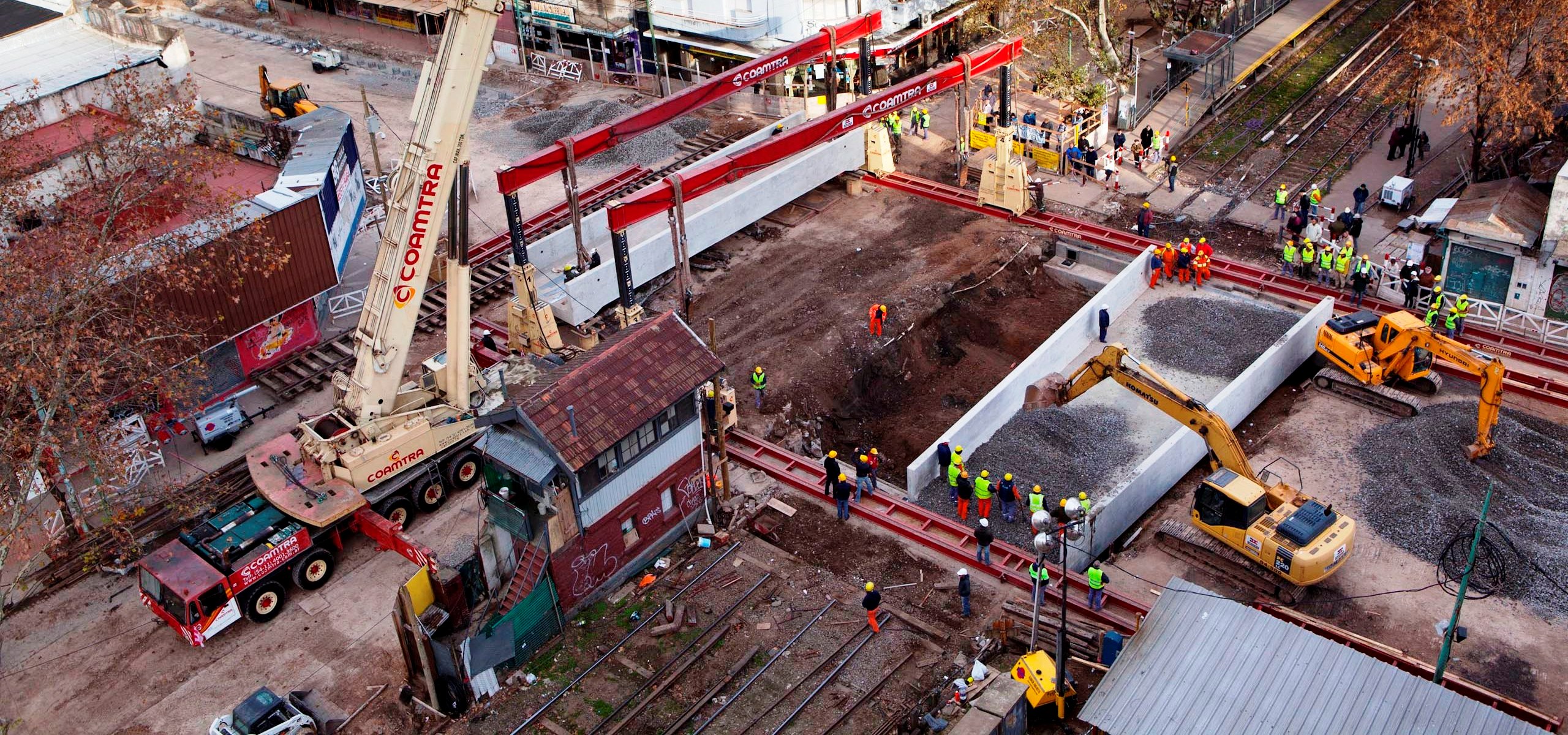 Avanza la construcción de dos nuevos Pasos Bajo Nivel