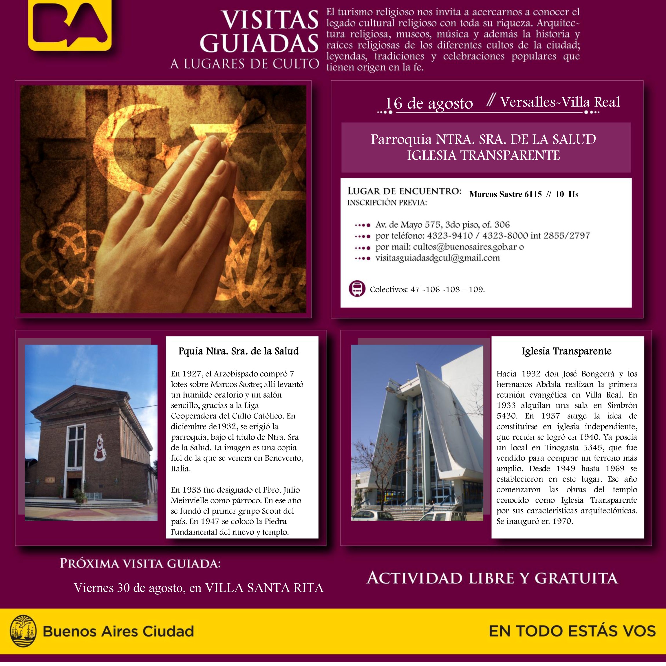 Visita guiada a lugares de culto: Versalles - Villa Real