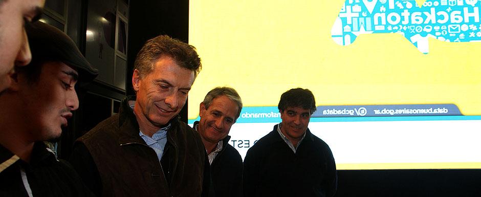 Mauricio Macri participó del cierre del primer Hackatón de la Ciudad