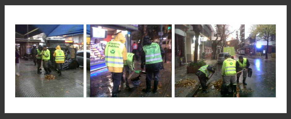 Más de 1500 agentes de la Ciudad en las calles ante la emergencia meteorológica