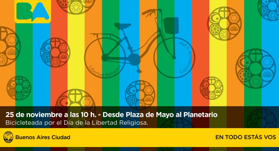 Bicicleteada por el Día de la Libertad Religiosa