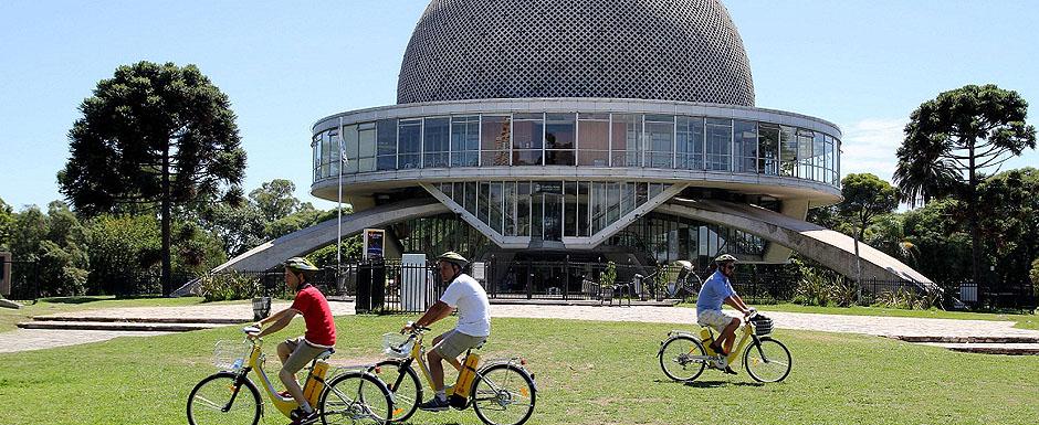 Recorré los bosques de Palermo en bicicleta eléctrica