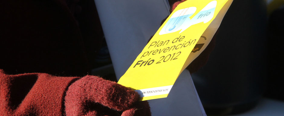 Lanzamos el plan de Prevención del Frío