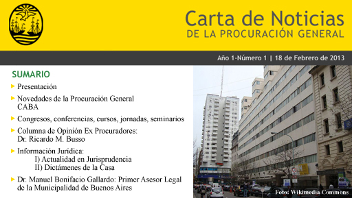 Carta de Noticias de la Procuración General