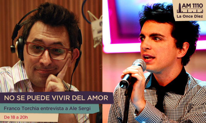 Ale Sergi con Franco Torchia en "No se puede vivir del amor"