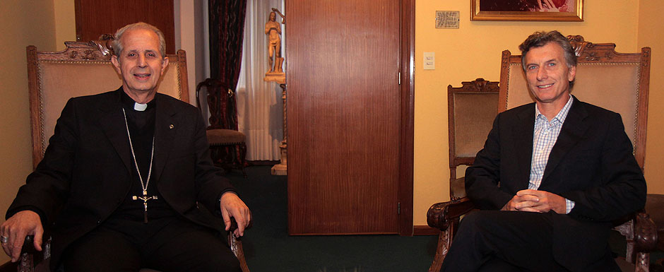 Macri se reunió con Monseñor Poli