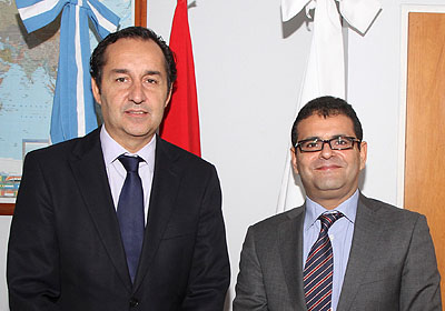 Visita del embajador de Marruecos Fouae Yazourh