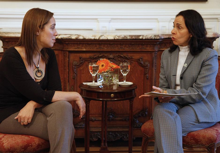 María Eugenia Vidal se reunió con la Vicealcaldesa de San Pablo