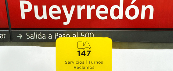 Línea B: Instalamos nuevas terminales de autoconsulta