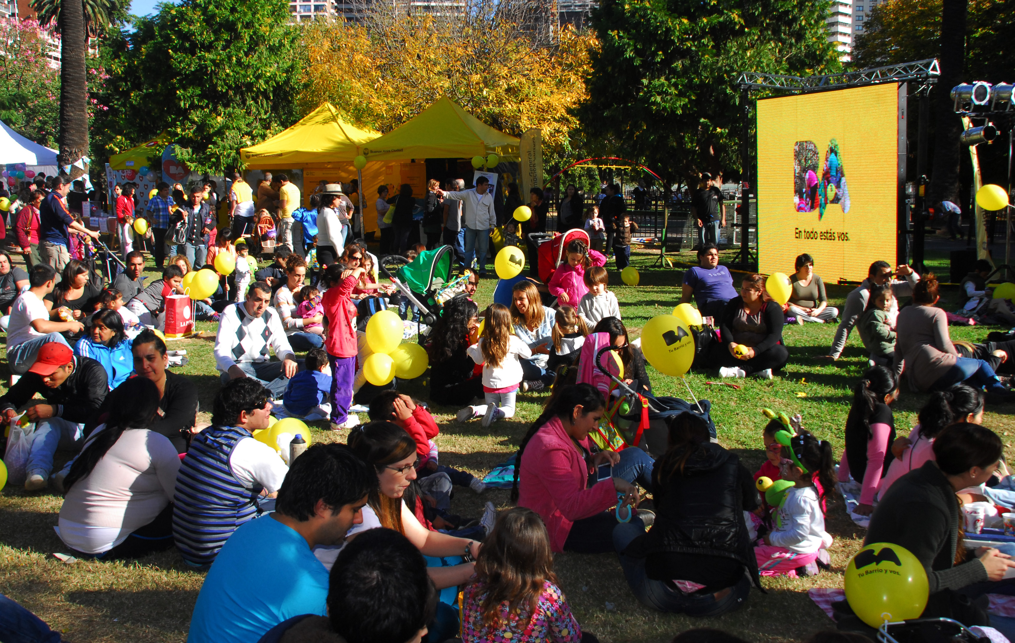 Tu barrio y vos: más de 5.000 personas se acercaron al Parque Las Heras