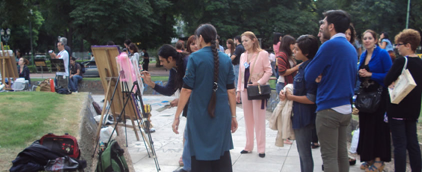 Exposición de Arte y Reciclado en Recoleta