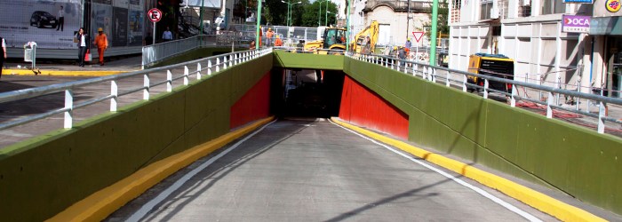 La Ciudad construye dos nuevos pasos bajo nivel