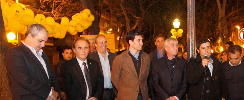 Se inauguraron las obras del boulevard Chenaut en la Comuna 14