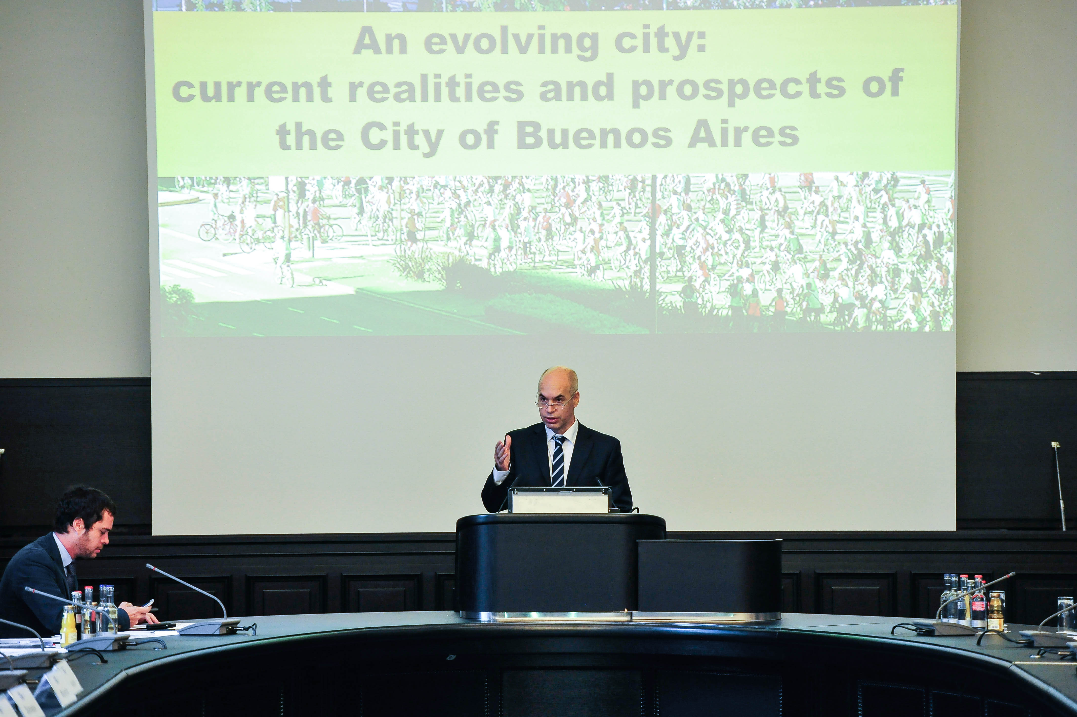 Horacio Rodríguez Larreta se reunió con el Alcalde de Hamburgo, Olaf Scholz.