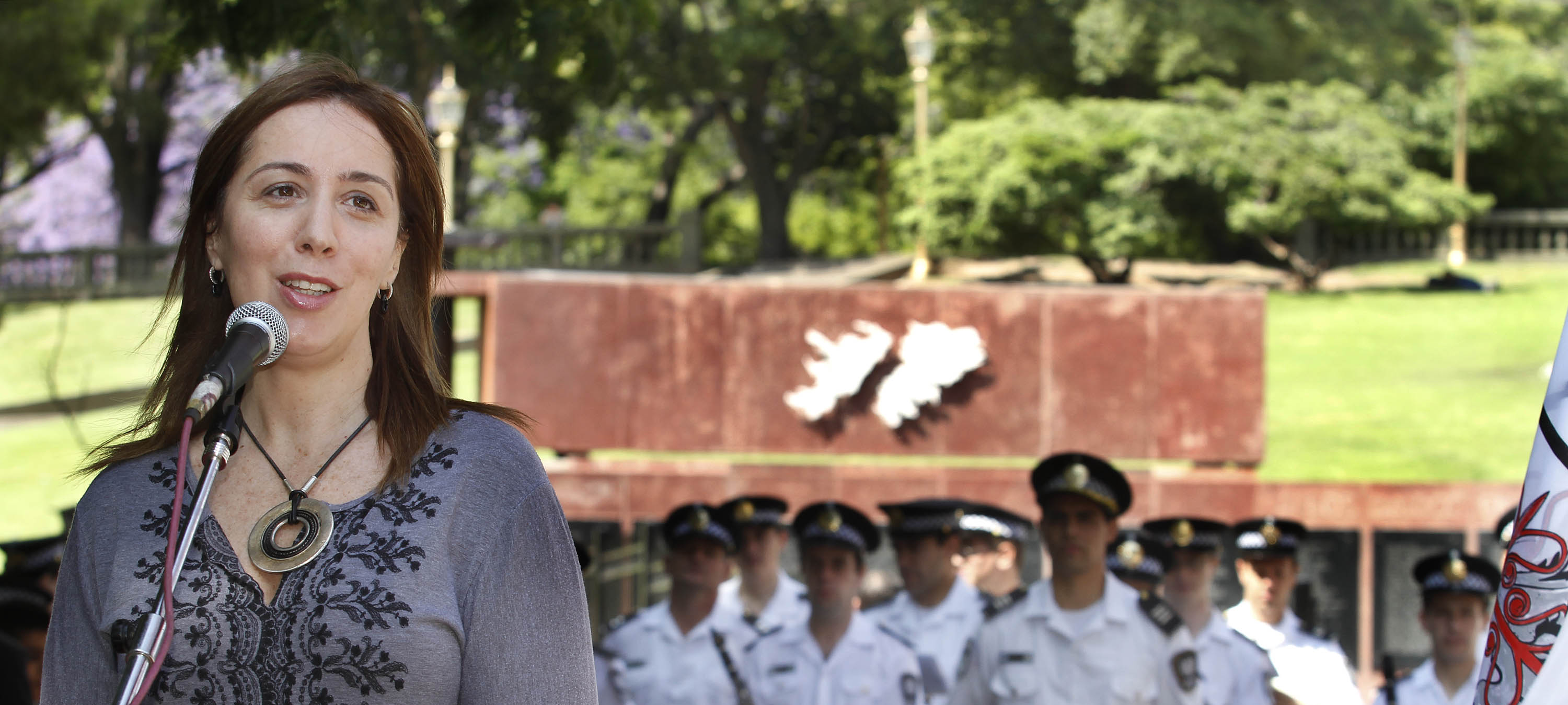 María Eugenia Vidal participó de un homenaje a ex combatientes de Malvinas