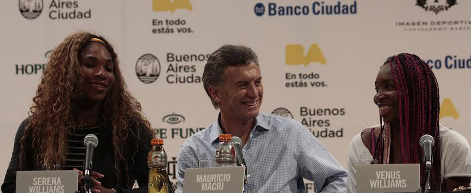 Macri distinguió como Huésped de Honor a las tenistas Venus y Serena Williams