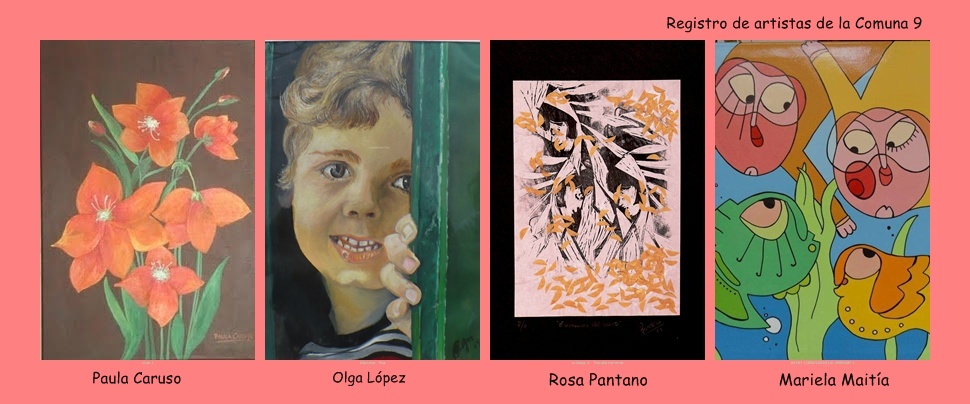 Muestra plástica en la Comuna 9