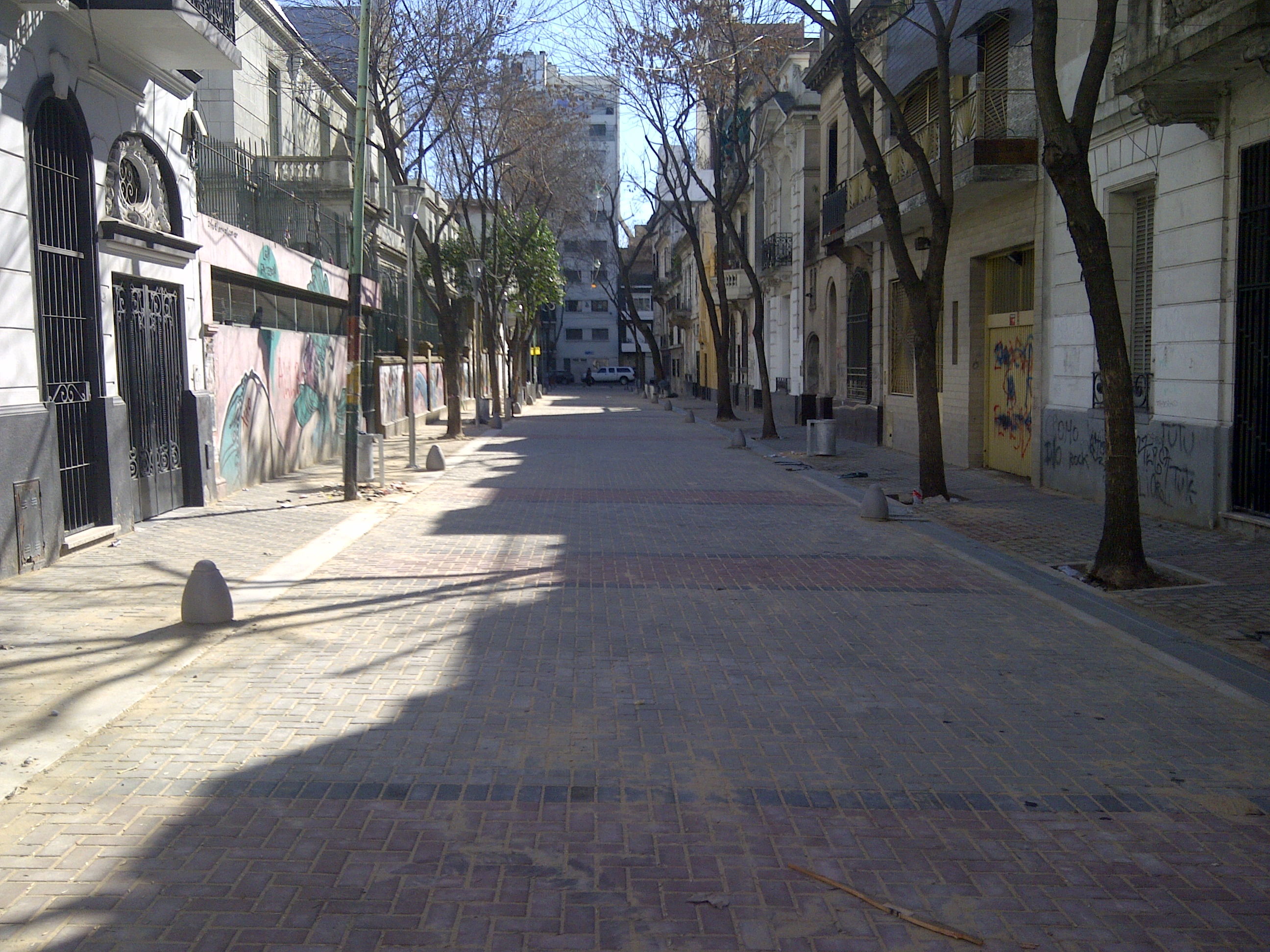 Siguen las obras en el Pasaje La Porteña