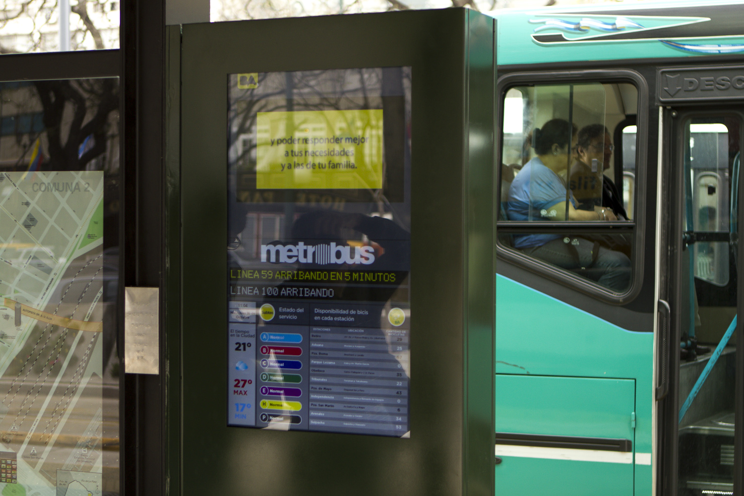 Comodidad, rapidez y previsibilidad en los viajes del Metrobus