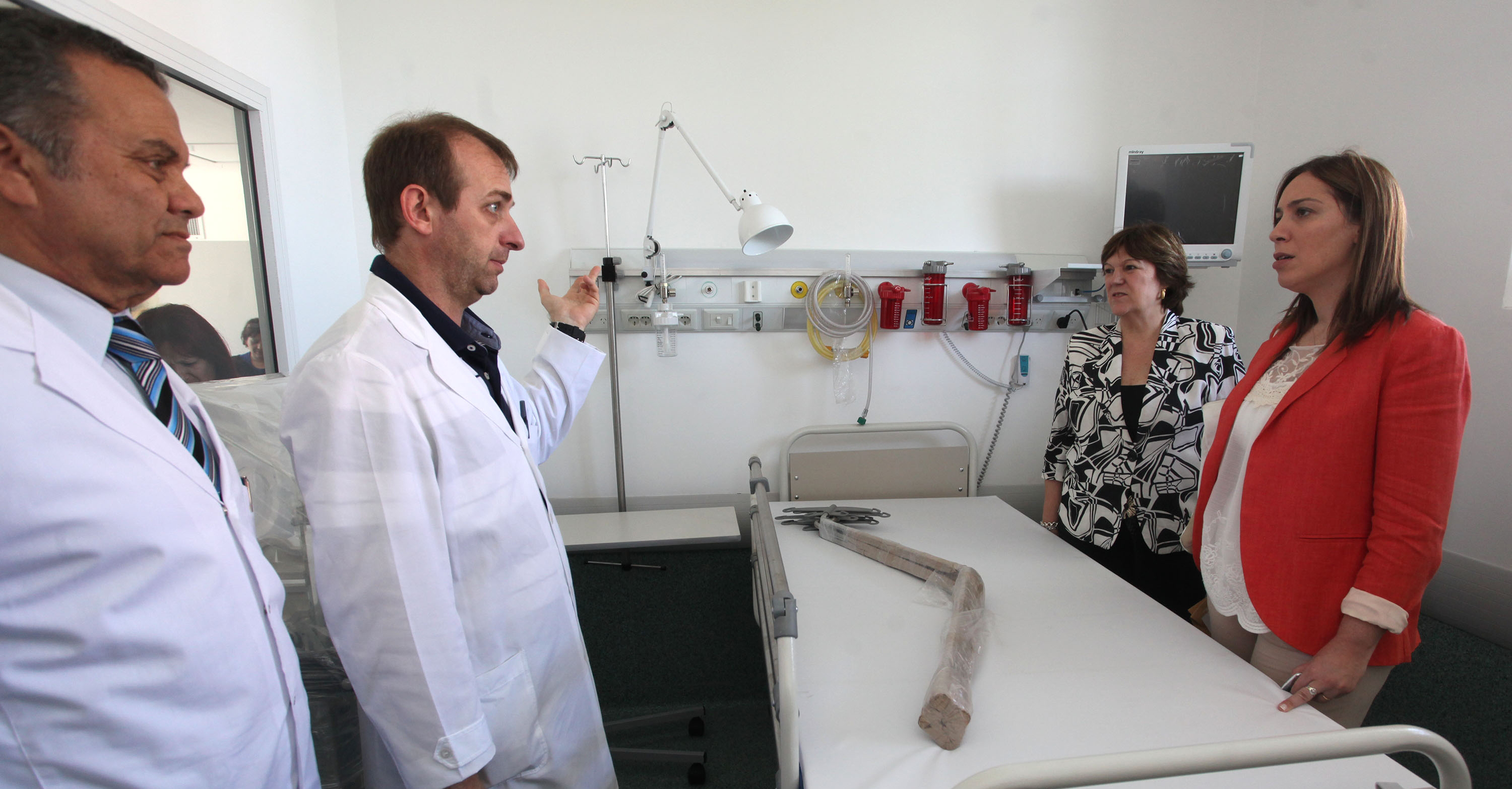 María Eugenia Vidal recorrió las obras del Hospital Piñero
