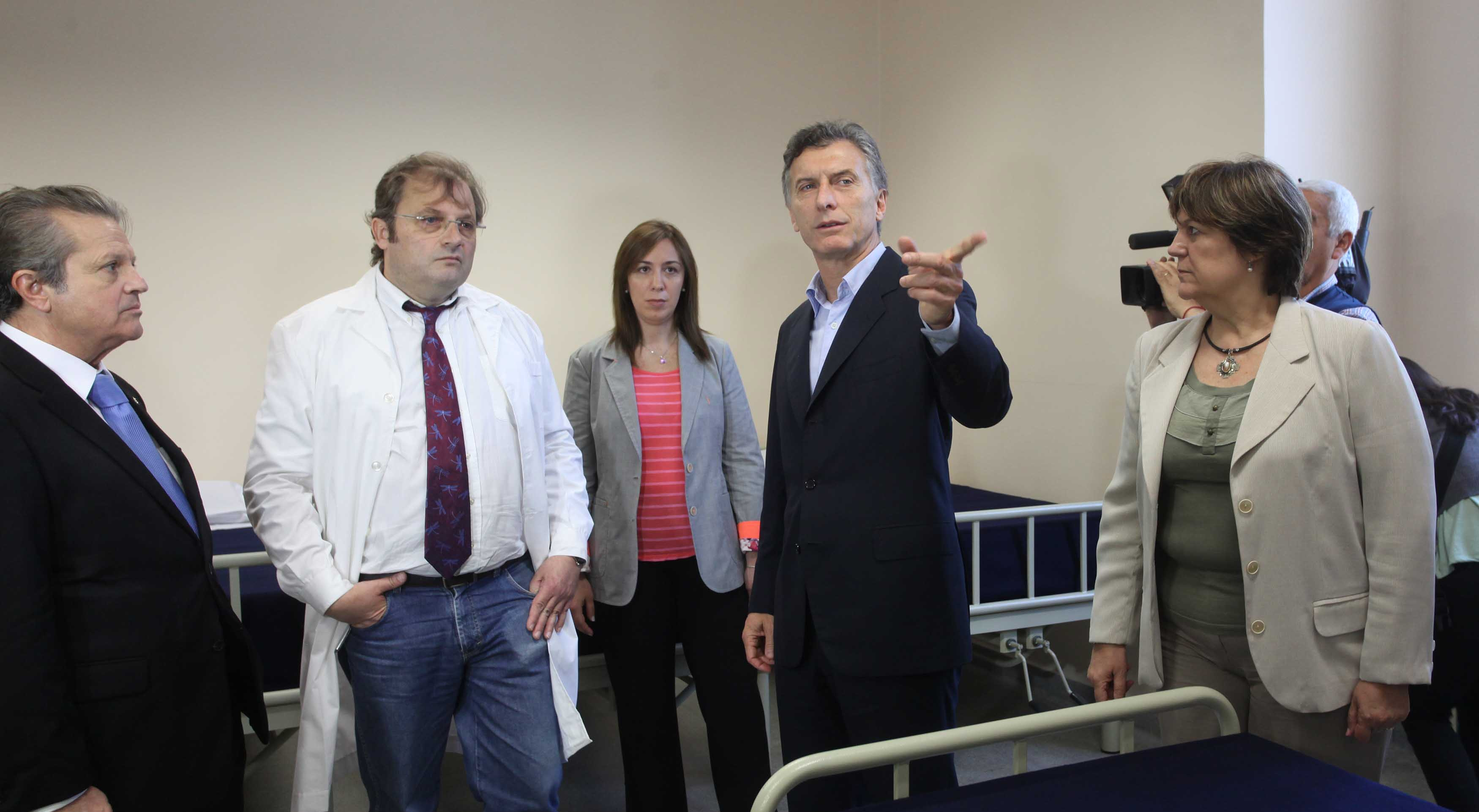 Mauricio Macri y María Eugenia Vidal inauguraron la Guardia del Hospital Alvear