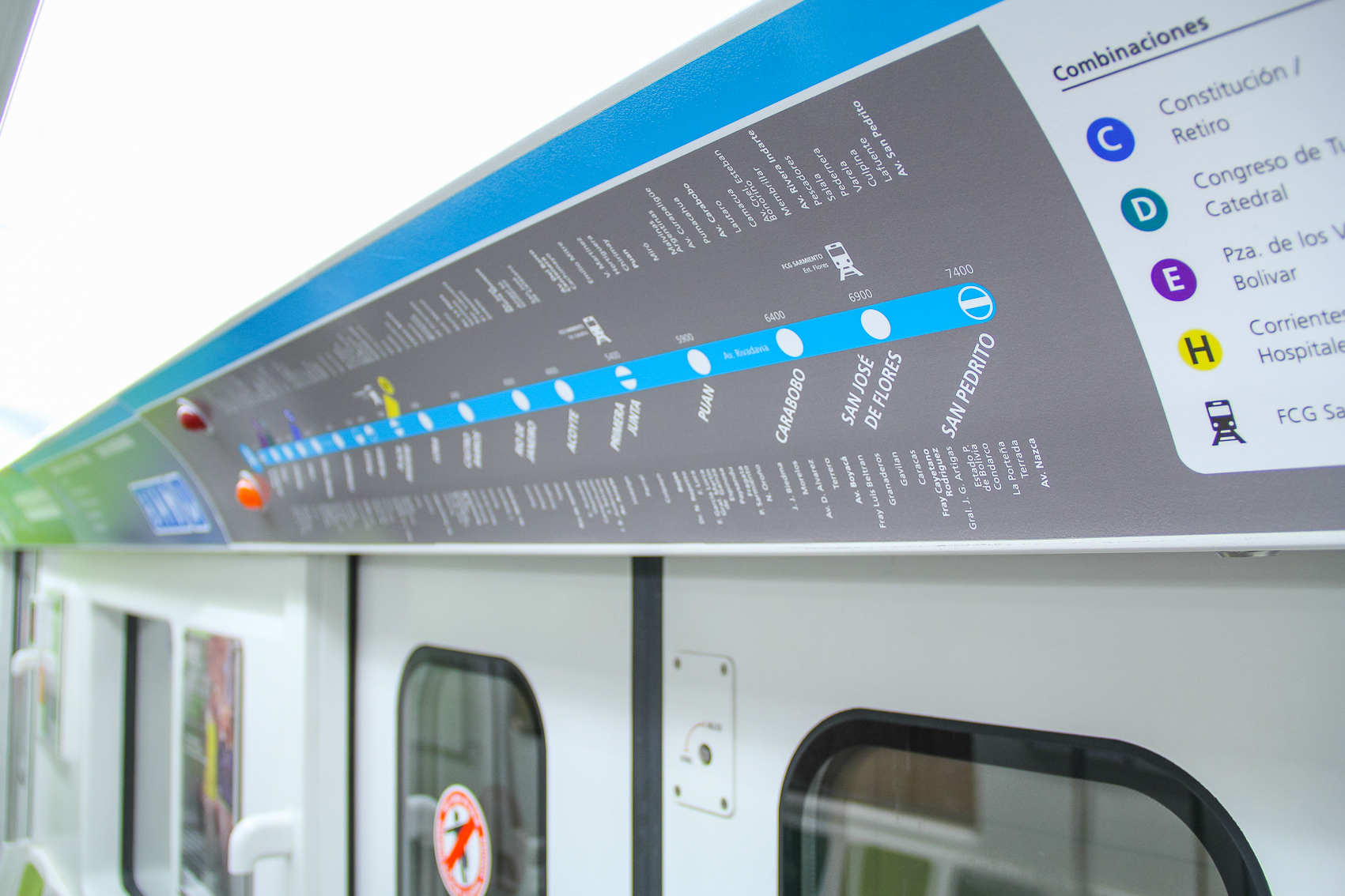 Avisos sonoros en el subte