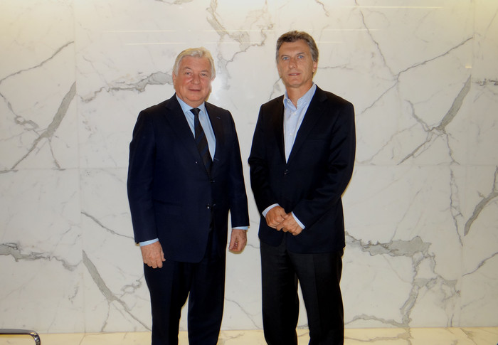  Macri se reunió en Nueva York con el presidente del Congreso Judío Americano