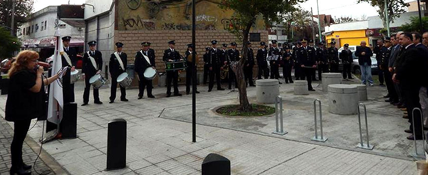 Reinauguración de la Plazoleta Superintendencia de Bomberos
