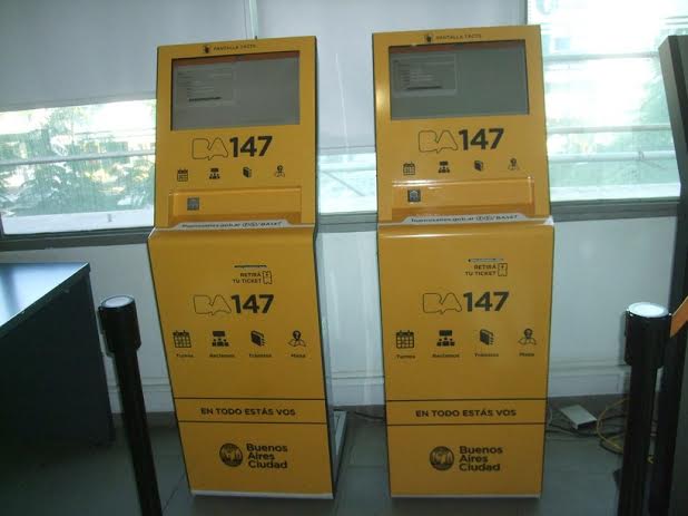 Terminales de autoconsulta de BA 147
