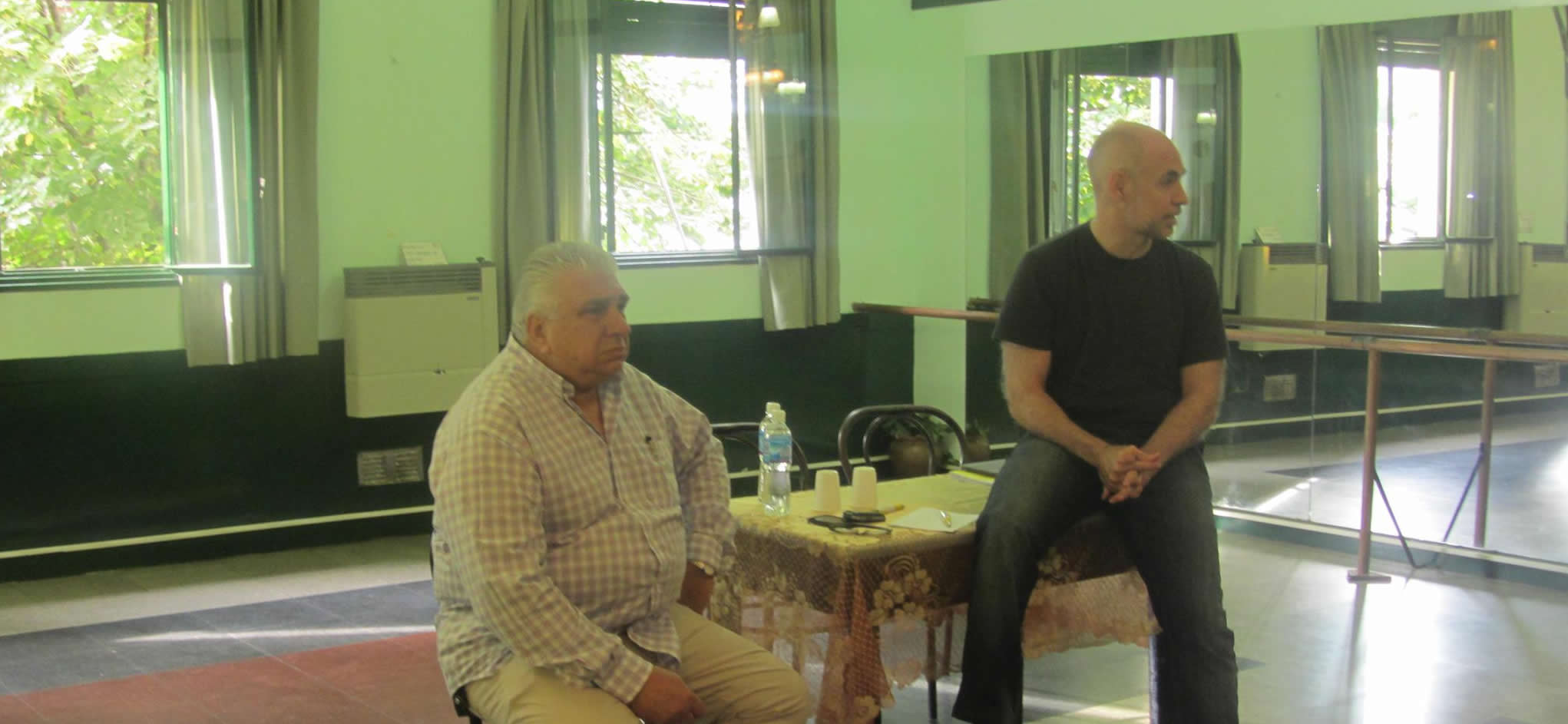 Horacio Rodríguez Larreta en la Comuna 11