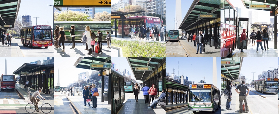 El foco en el transporte público