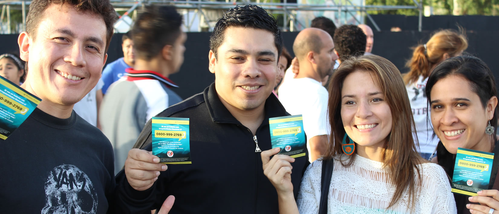 Voluntarios del GCBA continúan con las campañas de prevención en recitales.