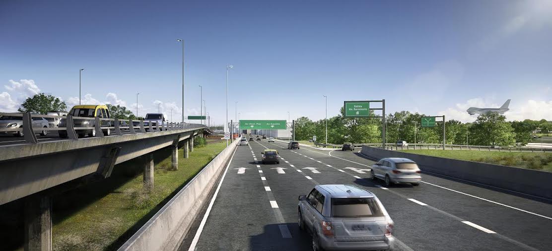 Cristina Fernández de Kirchner y Mauricio Macri inauguraron la ampliación de la Autopista Illia