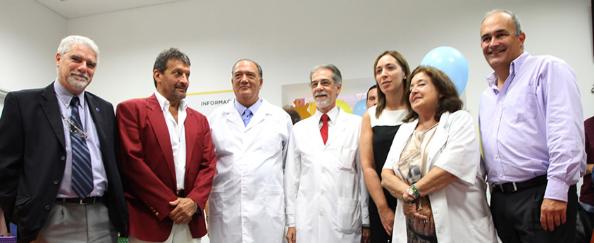 Nueva sala de espera de pediatría del Hospital Rivadavia