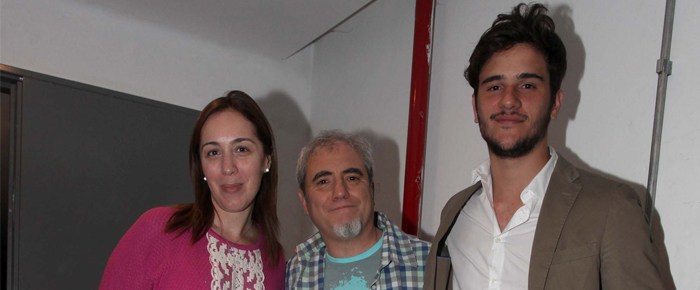 María Eugenia Vidal concurrió a la función del musical de Osvaldo Bazán
