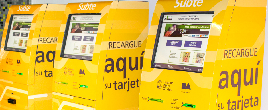 Instalamos las nuevas máquinas de recarga de la SUBE