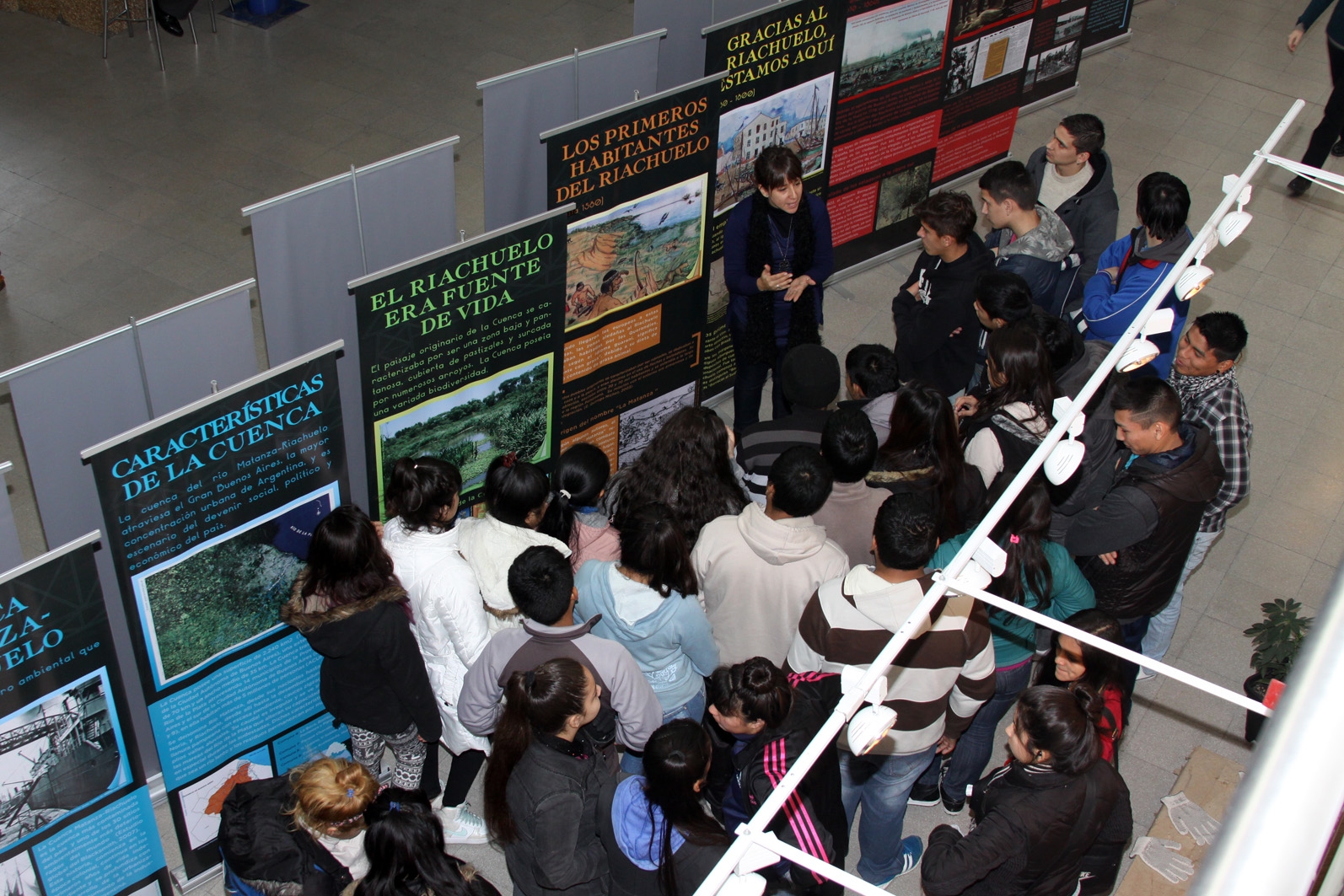 Una exposición sobre la Cuenca Matanza Riachuelo