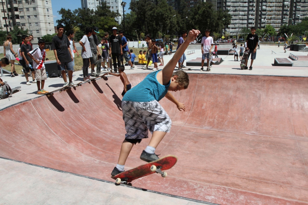 Una nueva pista profesional de skate en el Sur