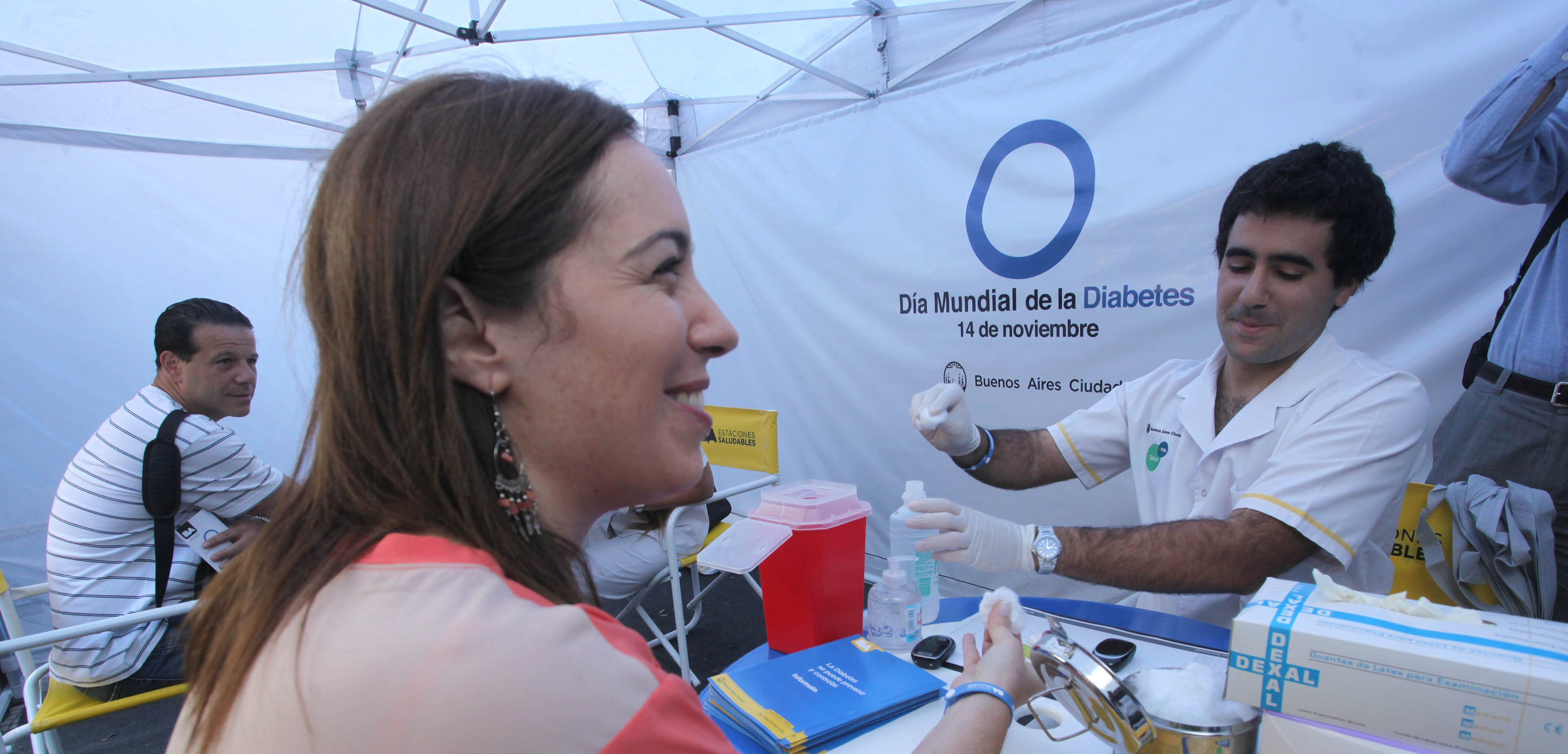 María Eugenia Vidal convocó a los vecinos a realizarse controles gratuitos de glucemia