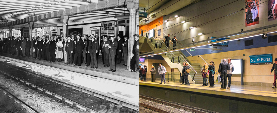 Festejos por el centenario del subte de Buenos Aires