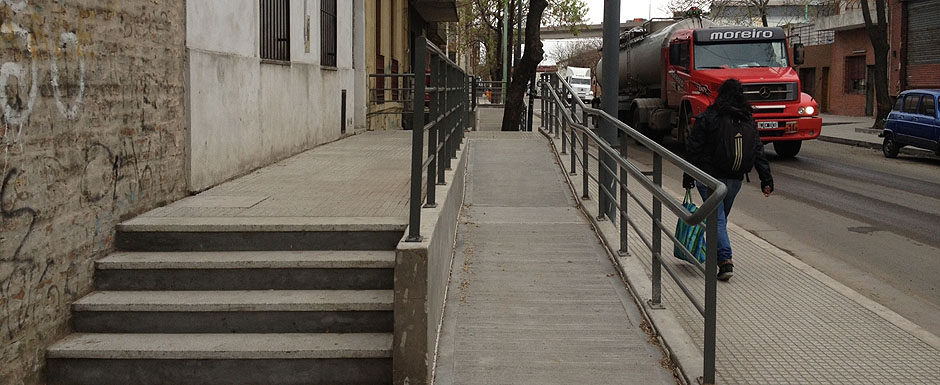 Obras de accesibilidad en La Boca
