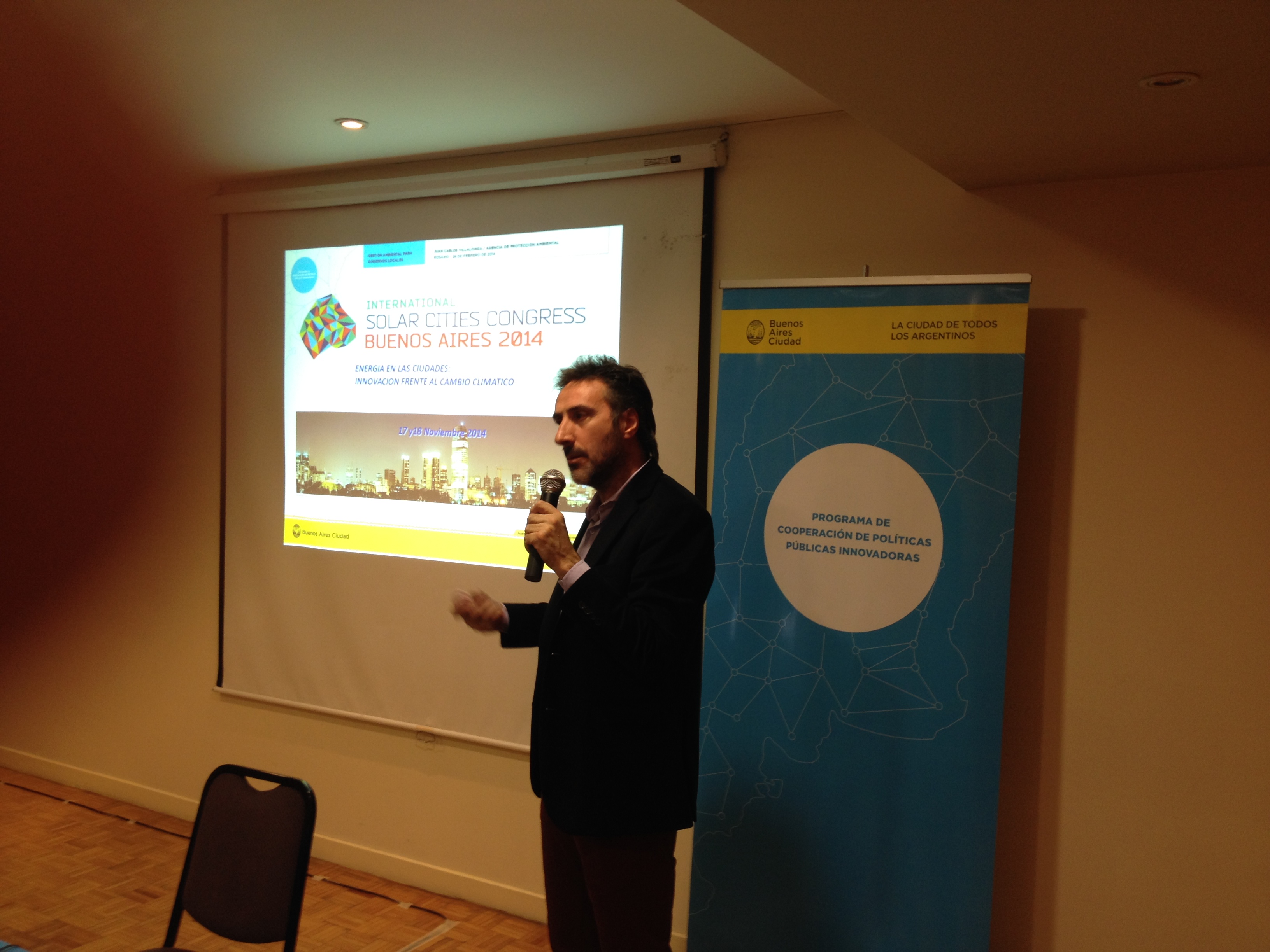 Juan Carlos Villalonga dio una charla en Comodoro Rivadavia  