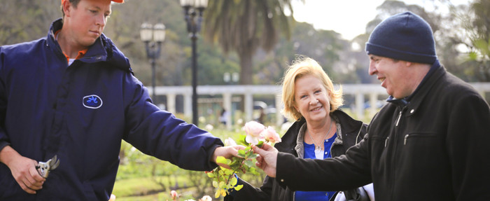 Un regalo del Rosedal de Palermo para los vecinos